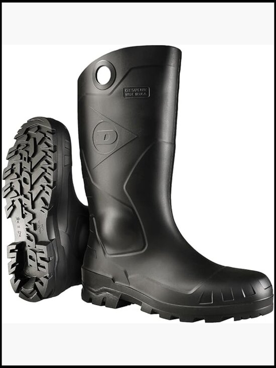 Lightweight Waterproof PVC Rubber Boots Wide Calf Slip Resistant Work main image 4